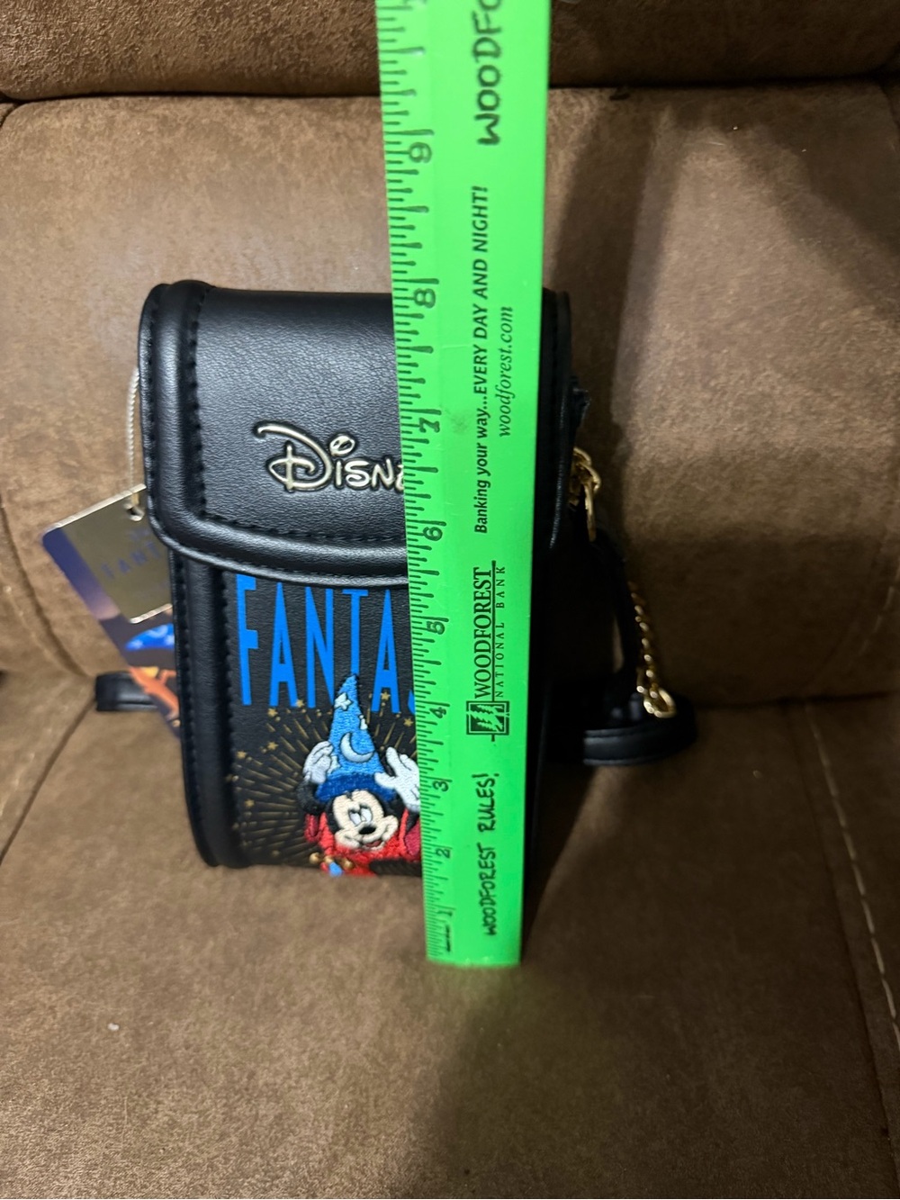 Disney Fantasia Mickey Crossbody Phone Bag - Black - Picture 3 of 5